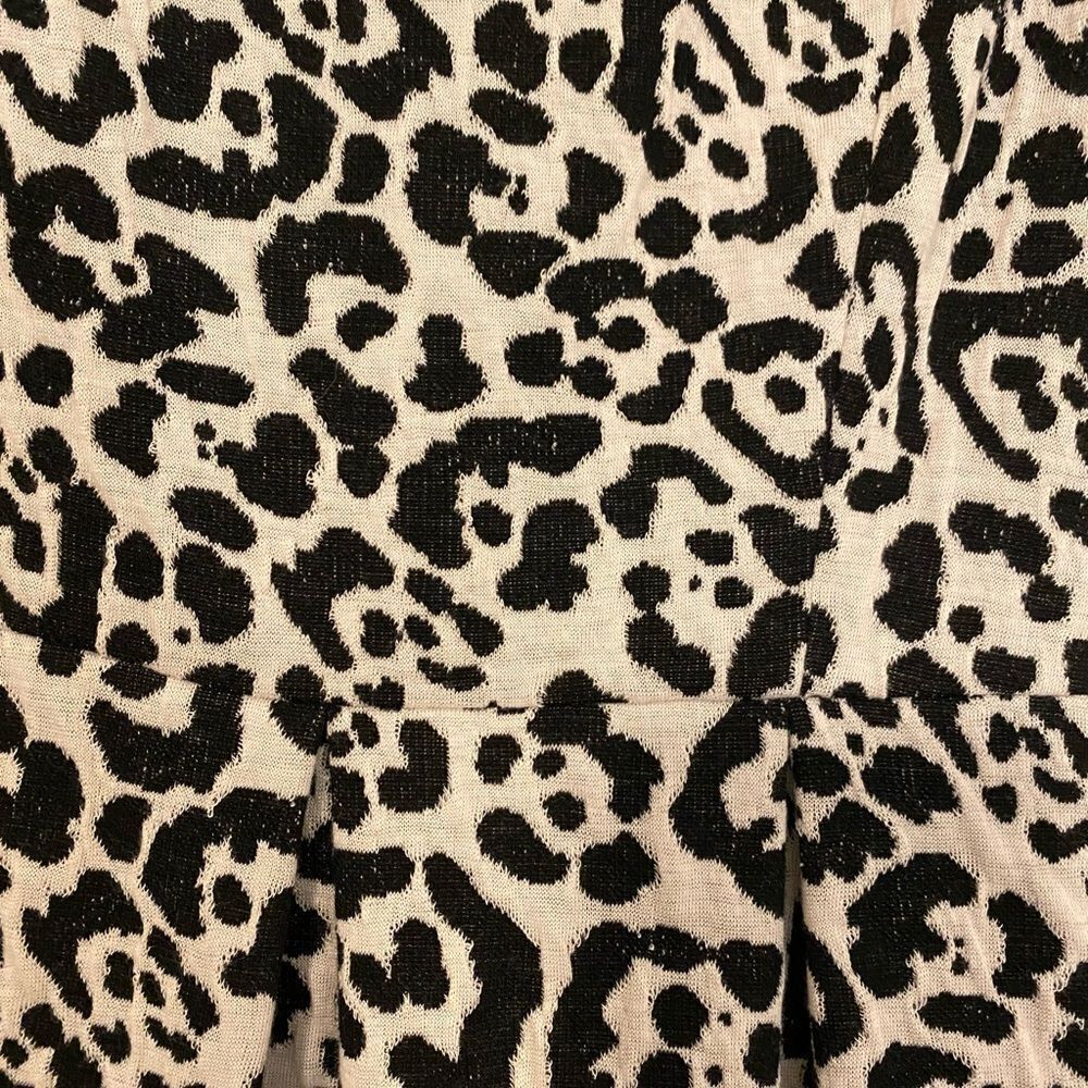 Peck & Peck Collection Leopard Print Dress Cream … - image 4